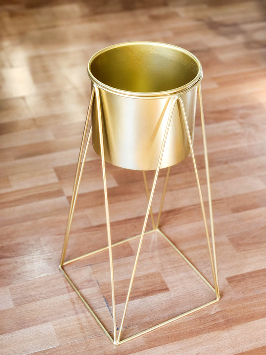 Pedestal dorado completo