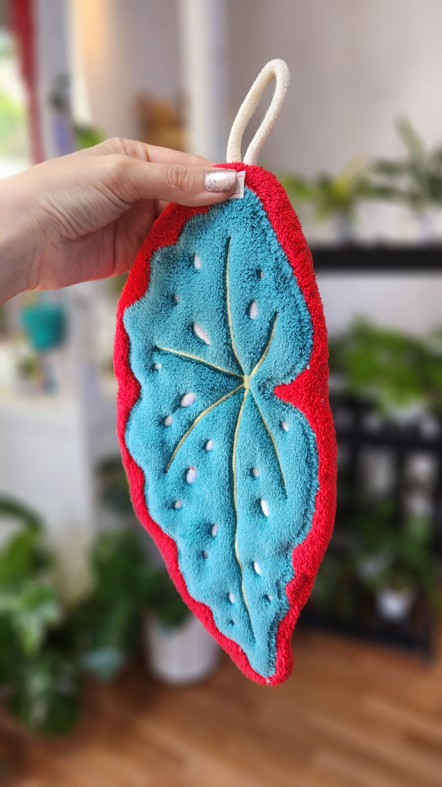 Paños limpieza diseño hojas