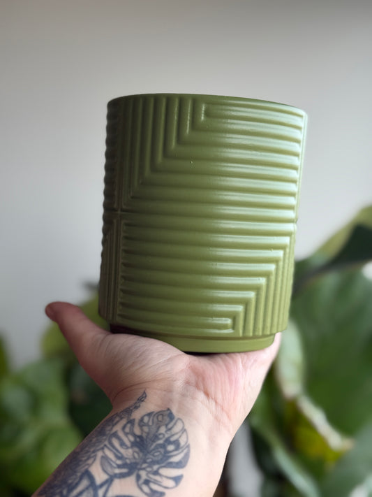 Macetero tubo diseño