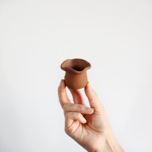 Macetero greda mini (formas variadas)