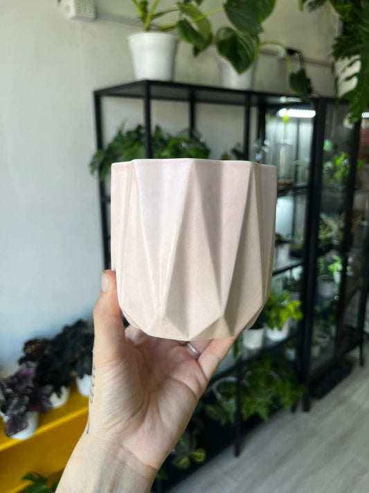 Macetero cerámica con tapón y drenaje