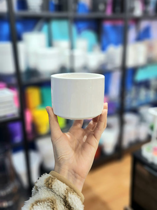 Macetero mini blanco